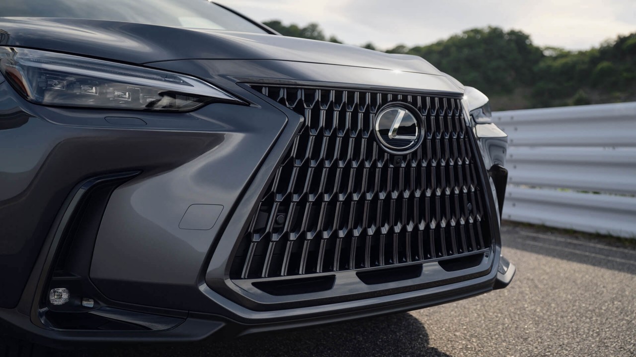 Lexus NX grille close up